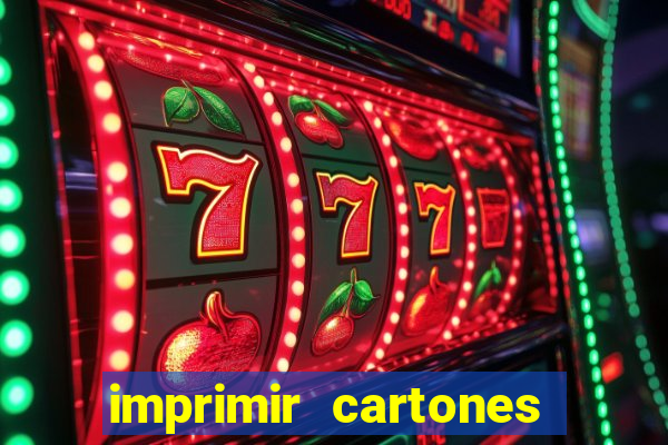 imprimir cartones de bingo